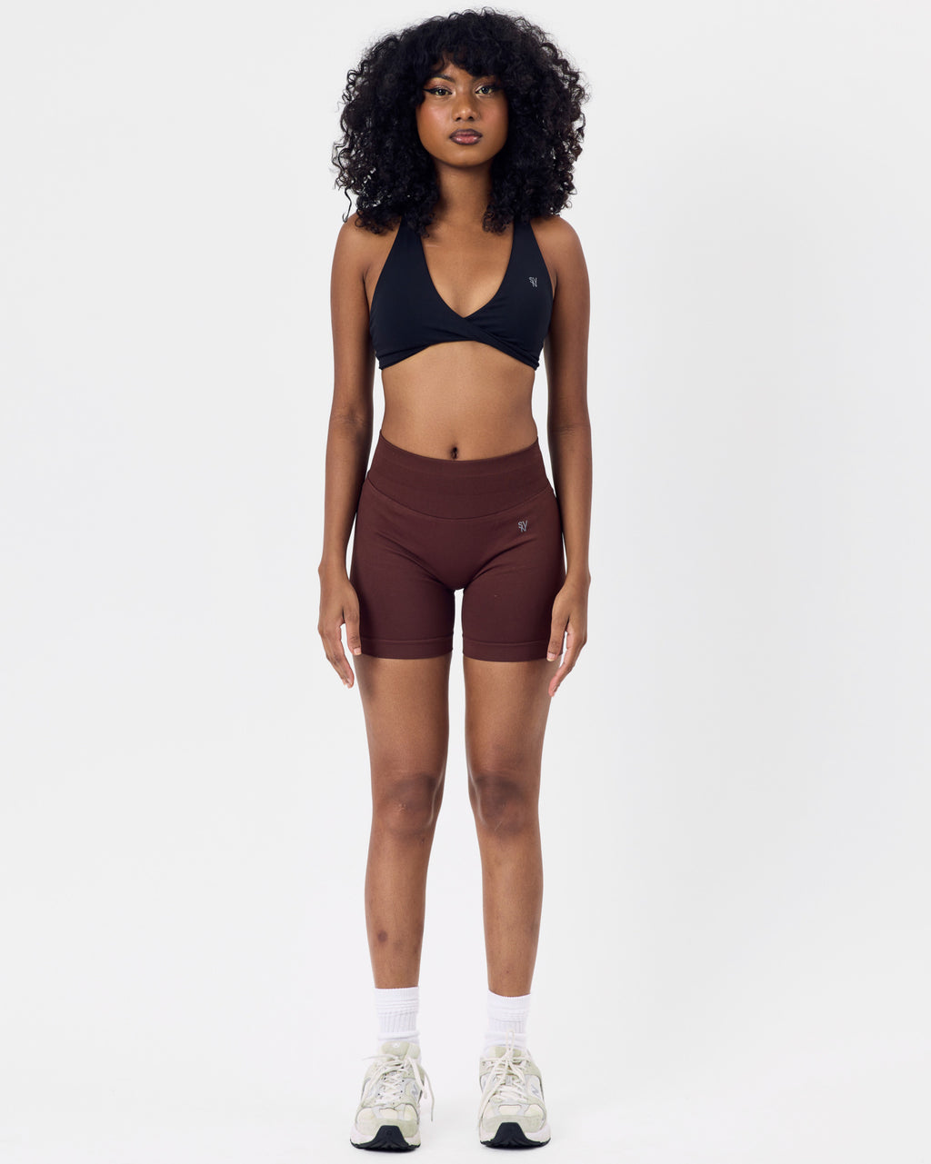 Vital Seamless Scrunch Shorts — Cocoa