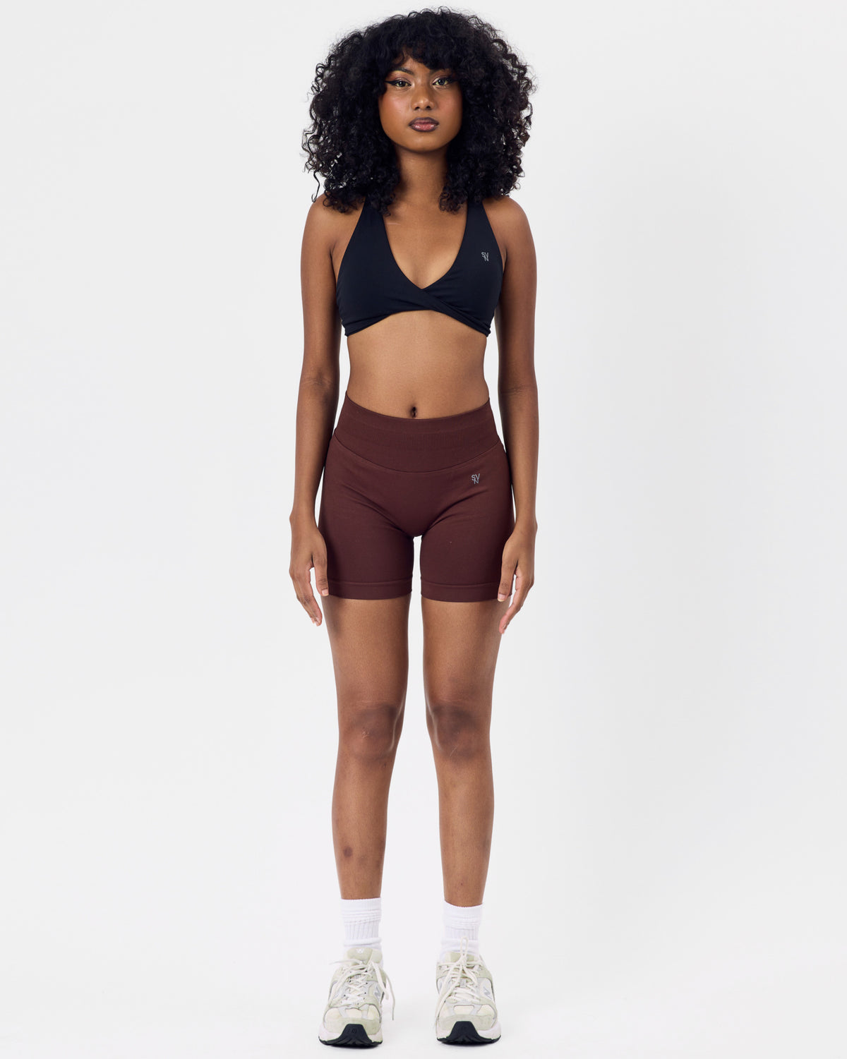Vital Seamless Scrunch Shorts — Cocoa