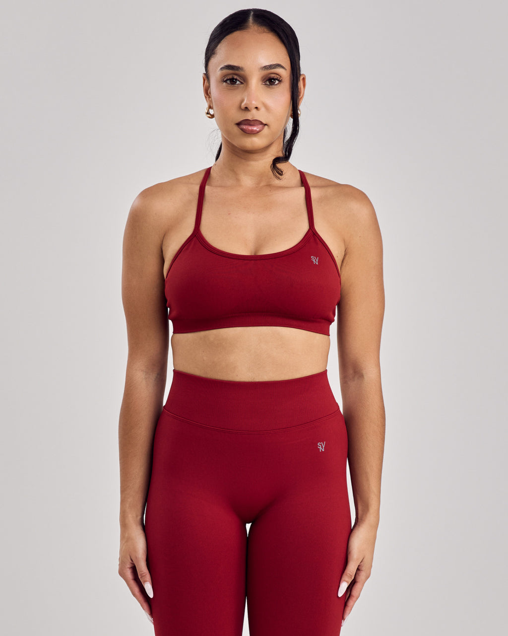 Enhance Seamless Bra — Cherry Red
