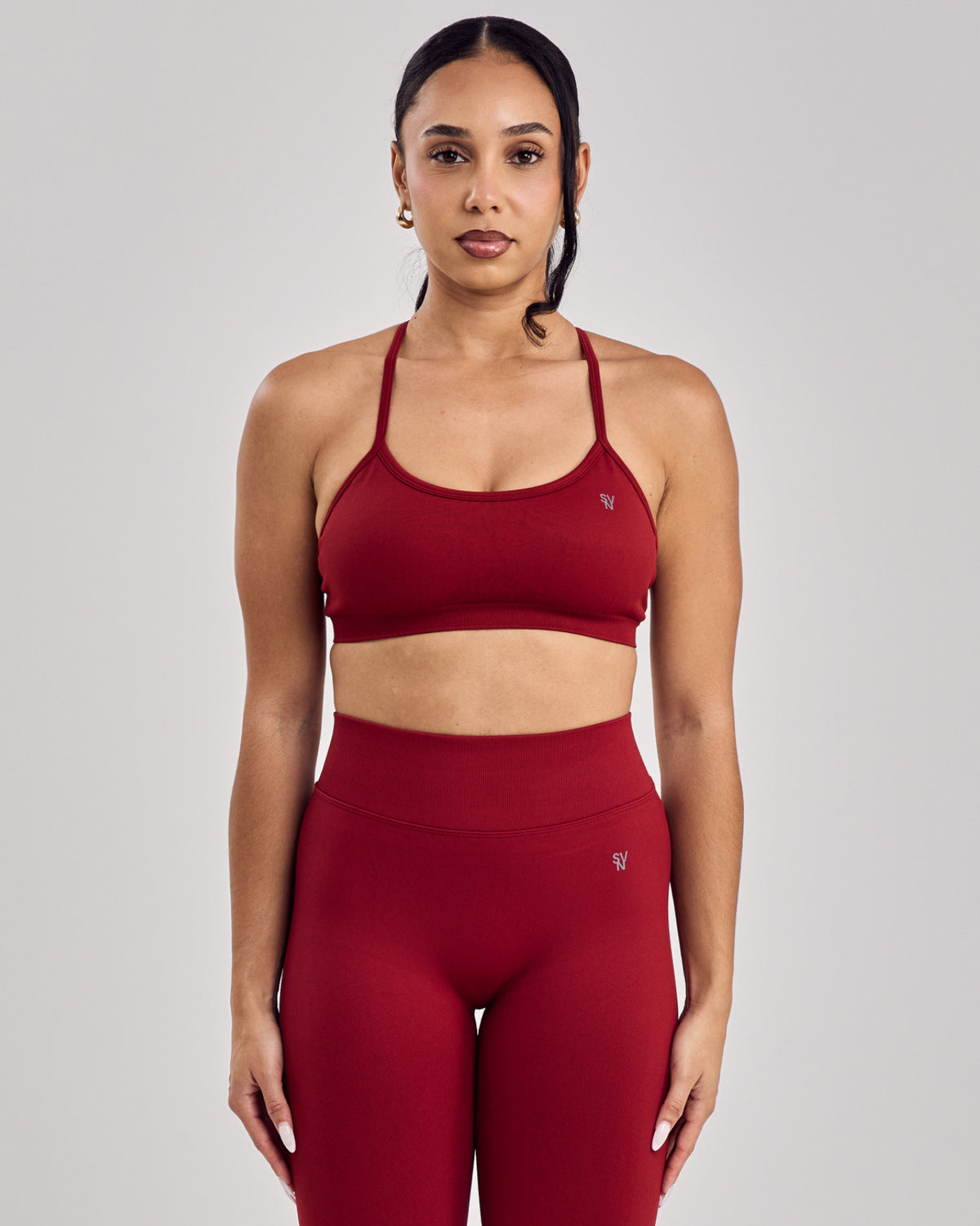 Enhance Seamless Bra — Cherry Red