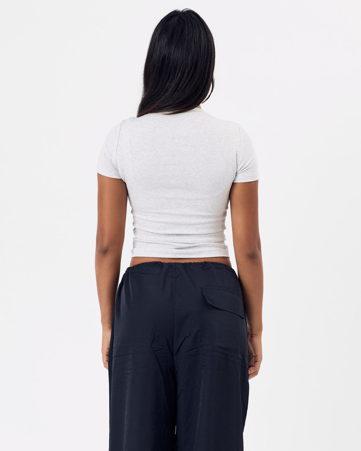 Regular Fitted Cotton T-Shirt — Just Gray