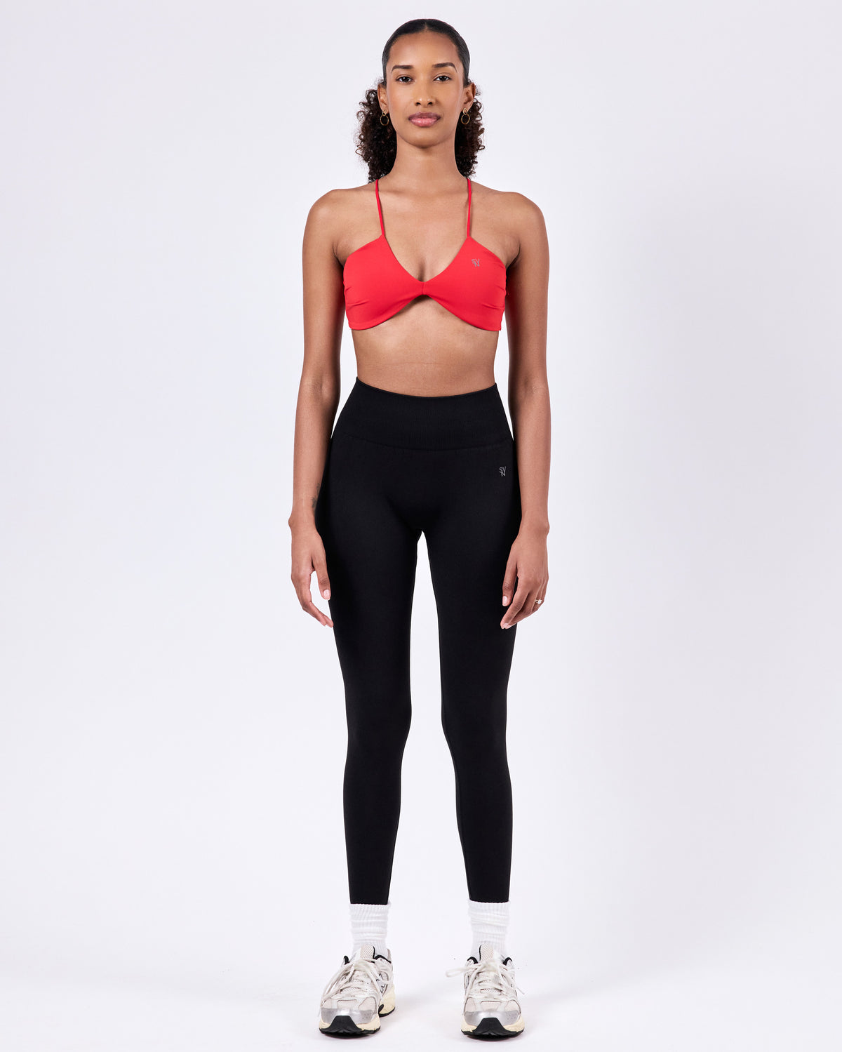 Seamless Scrunch Leggings — Jet Black