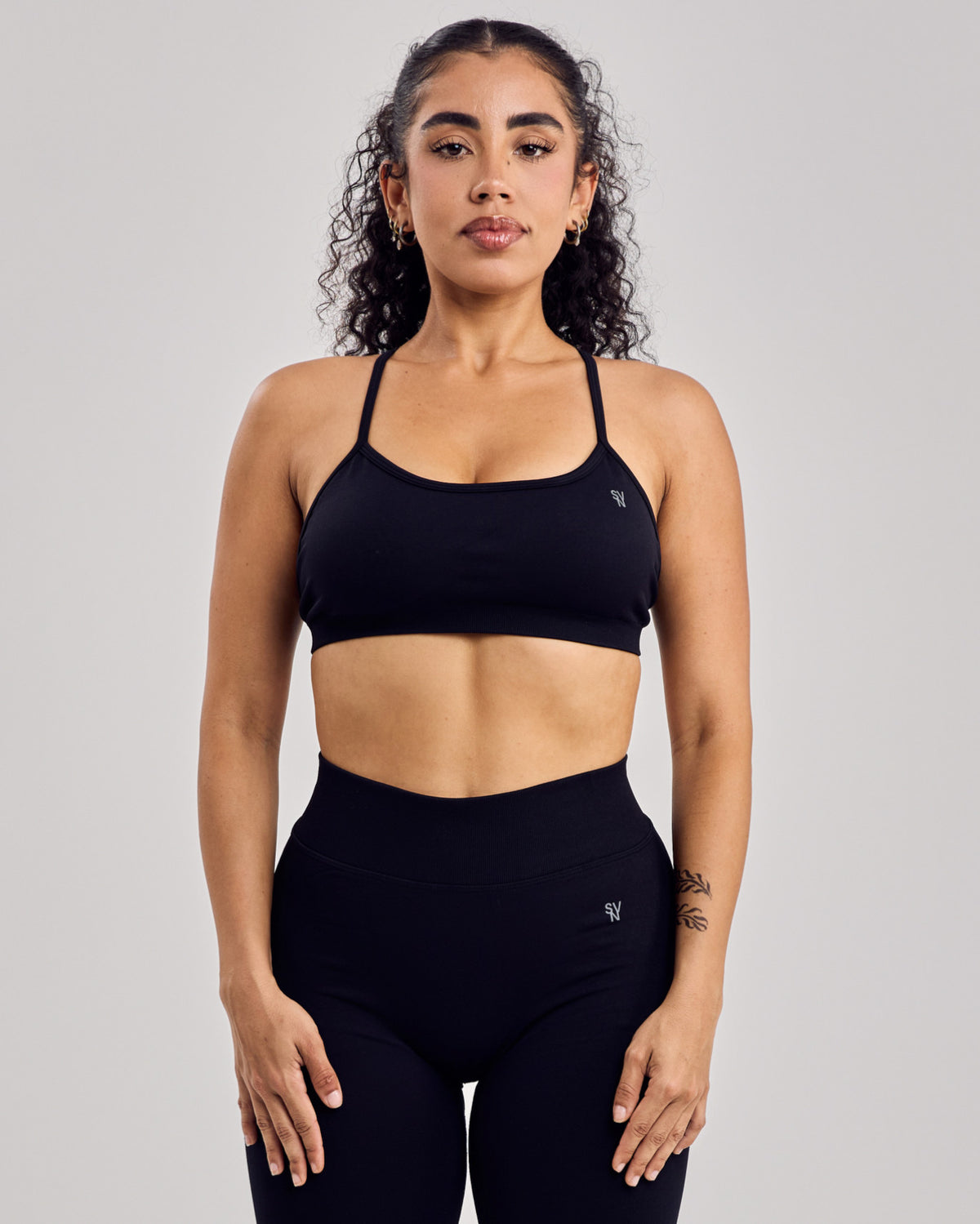 Enhance Seamless Bra — Jet Black