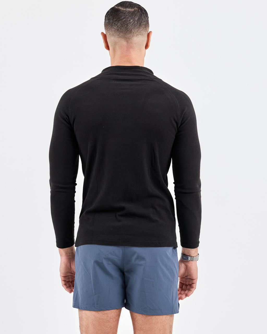 Fitted Thermal Jersey — Jet Black