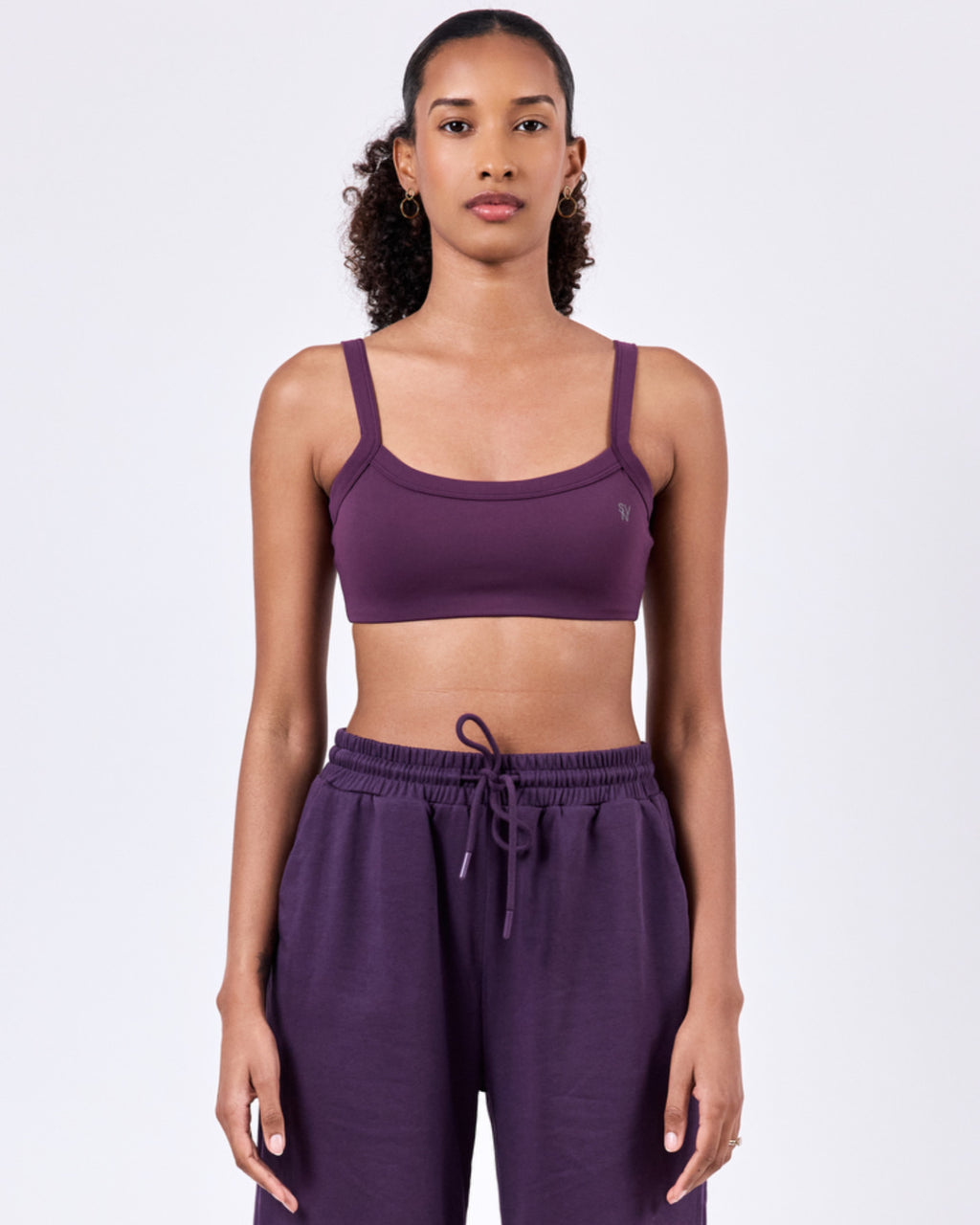 Varsity Classic Bra — Plum