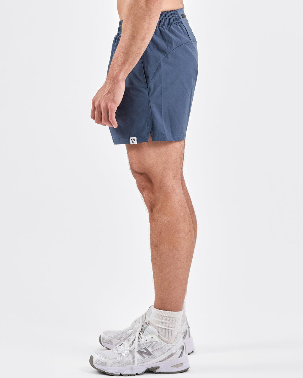 4" Running Shorts — Blue