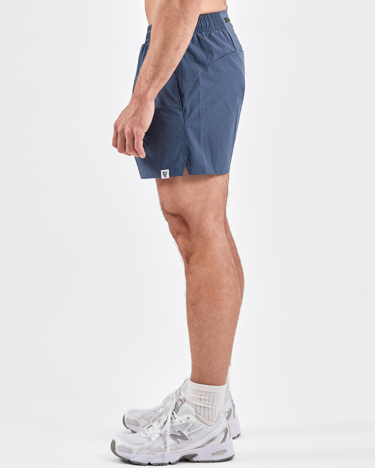 4" Running Shorts — Blue