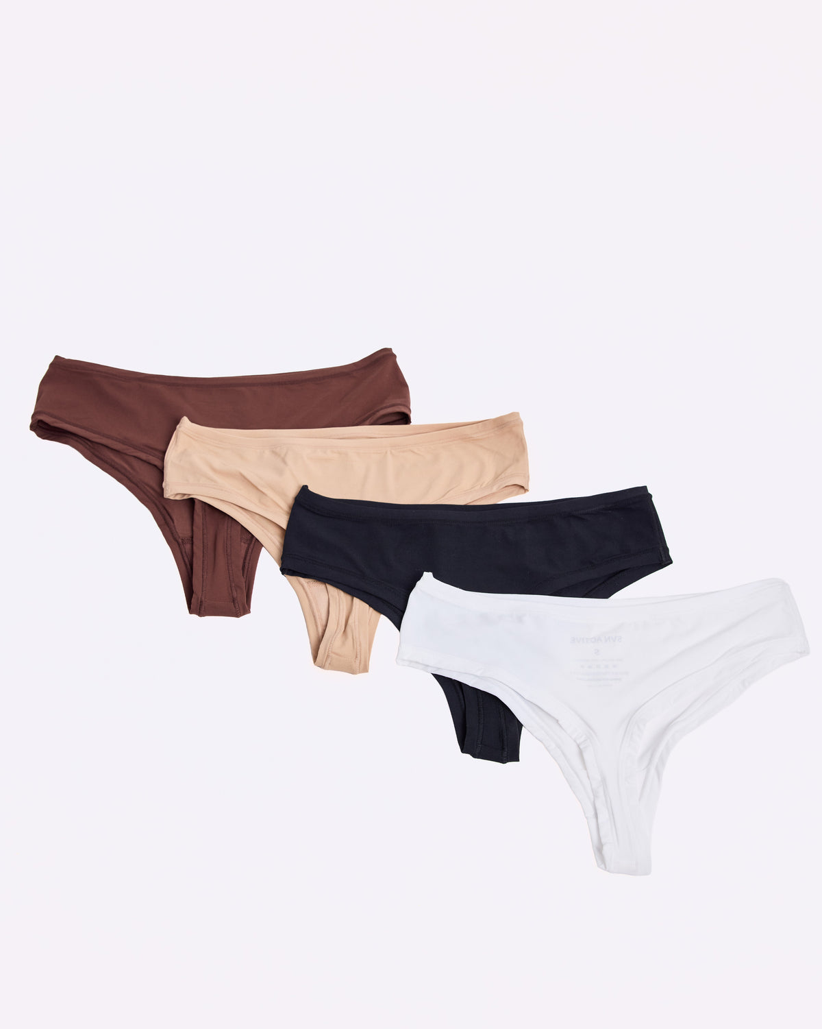 4 Pack Invisible High Waist Thong - Multi Set