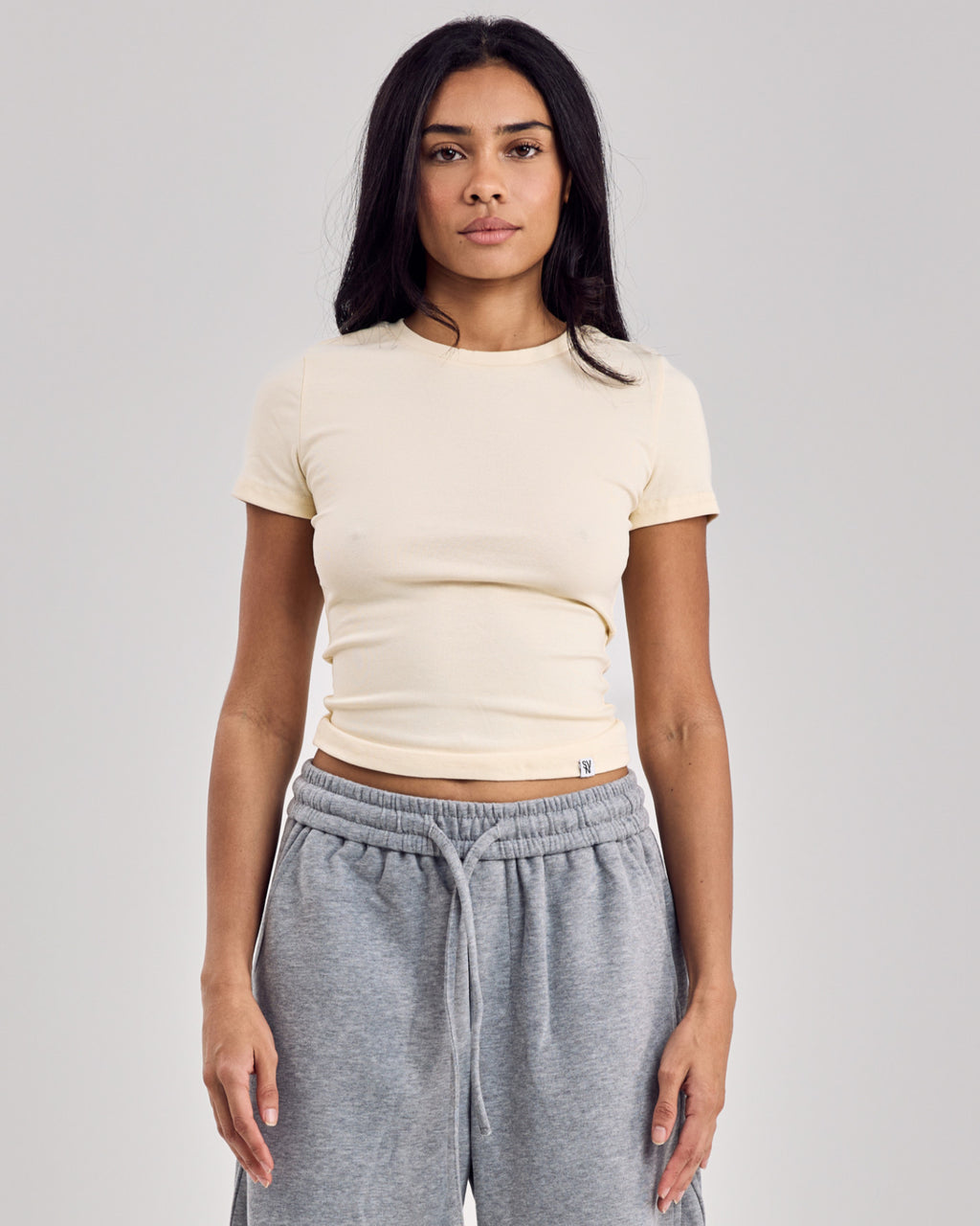 Regular Fitted Cotton T-Shirt — Butter