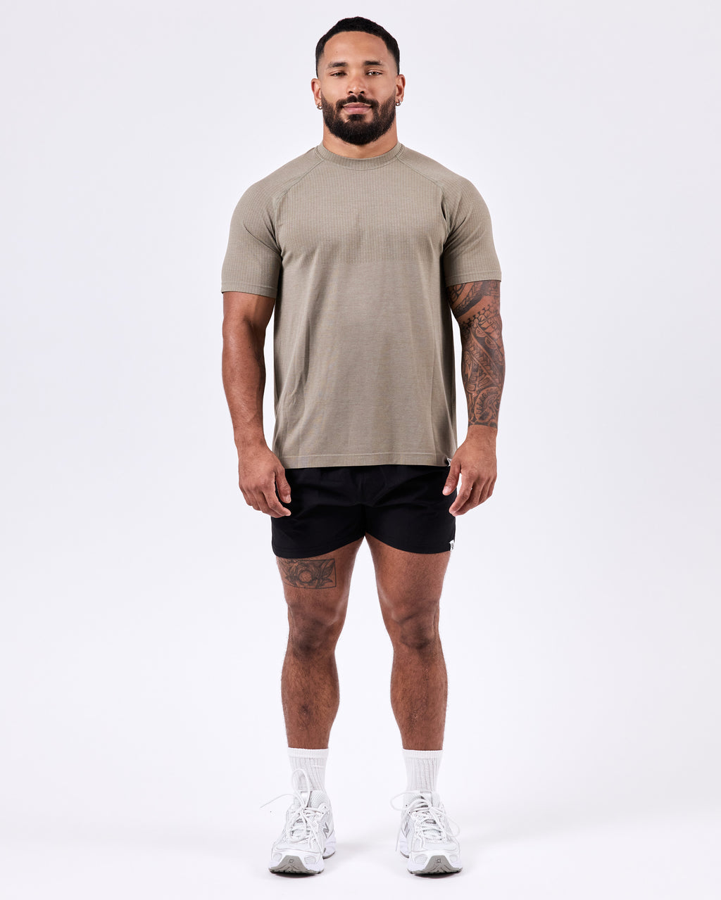 Short Sleeve Fitted Jersey — Olive
