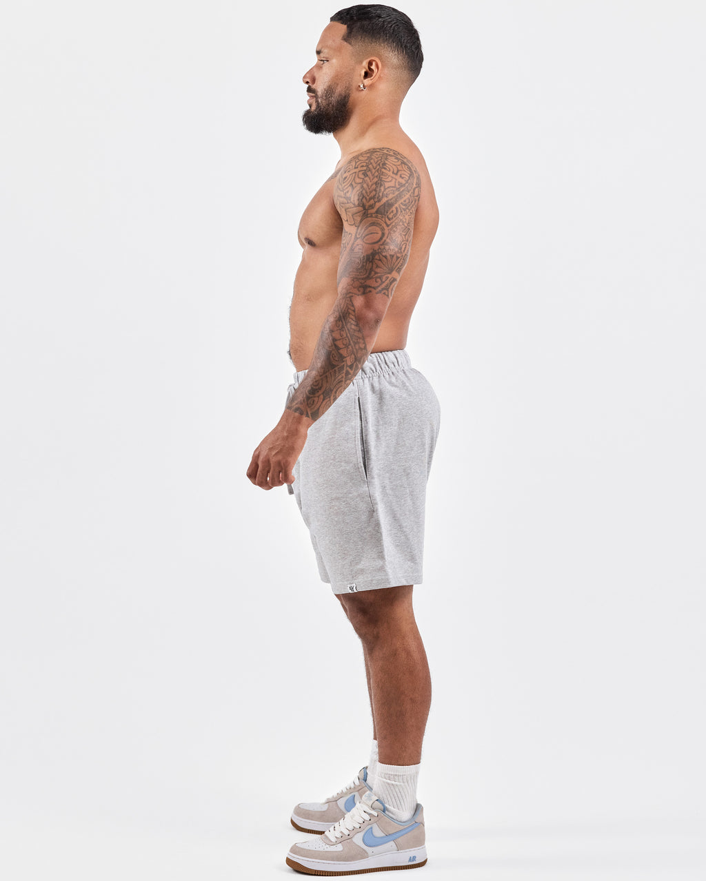 Unisex Essential Oversized Shorts — Just Gray