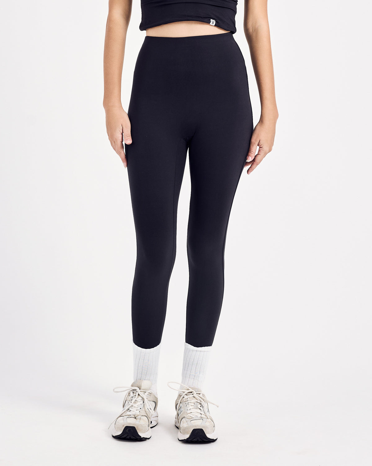 Bare Skin Leggings — Jet Black