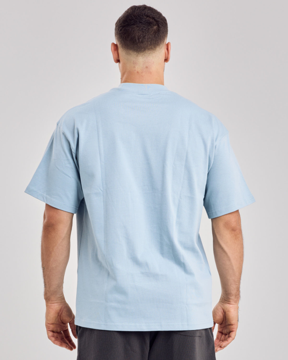 305 Oversized Cotton T-Shirt — Sky