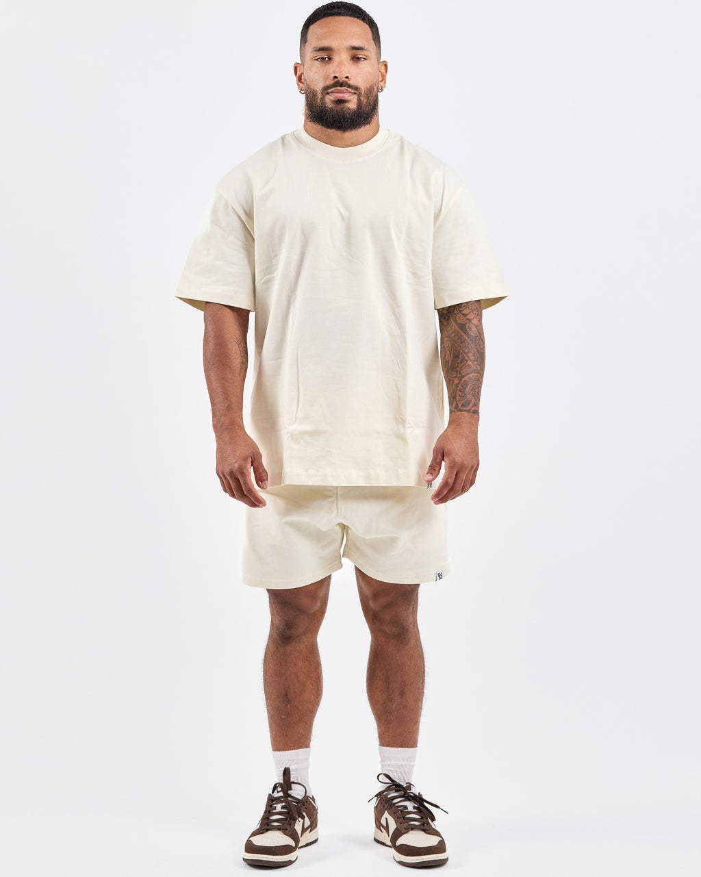 Unisex Essential Oversized Cotton T-Shirt — Milk