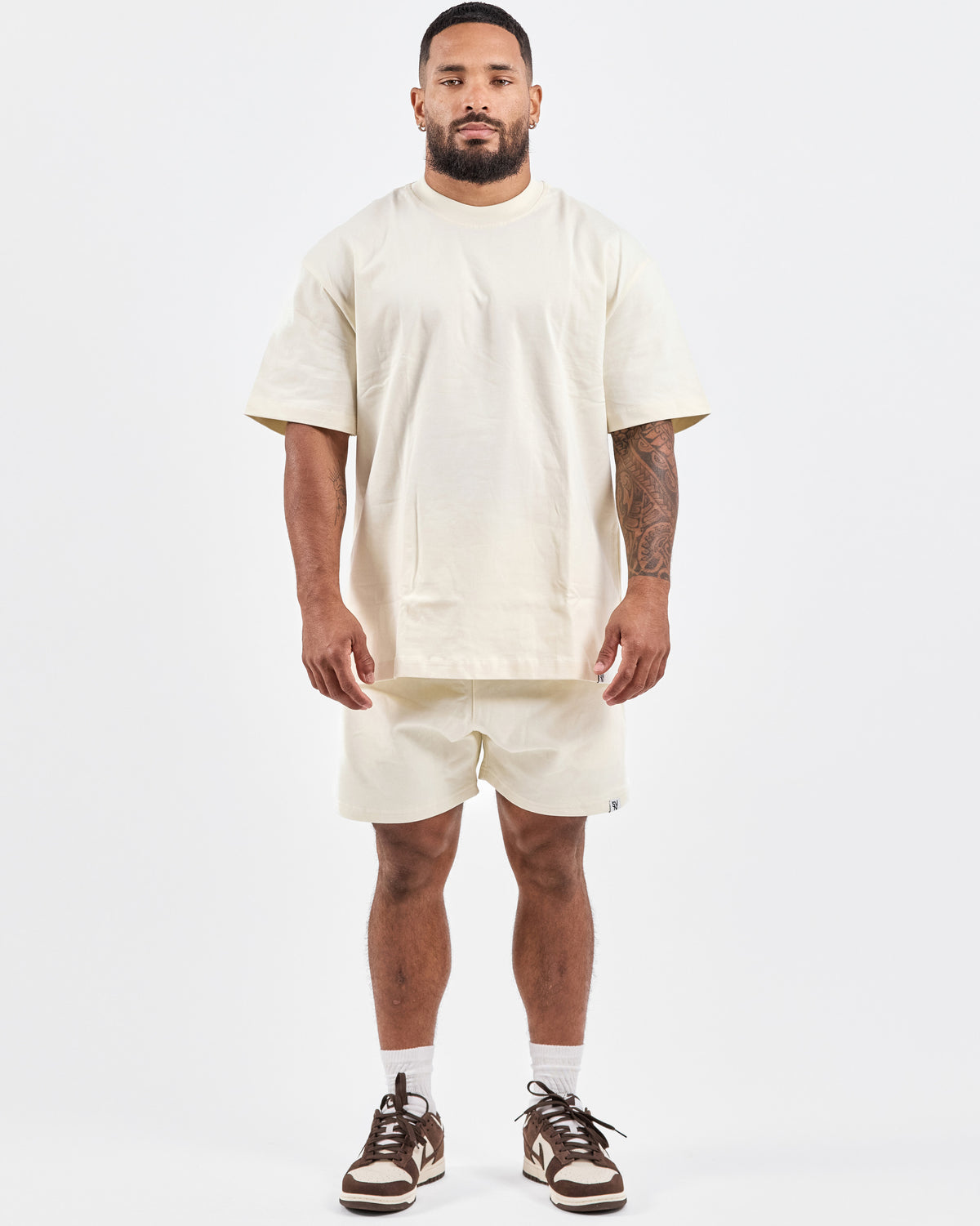 Unisex Essential Oversized Cotton T-Shirt — Milk