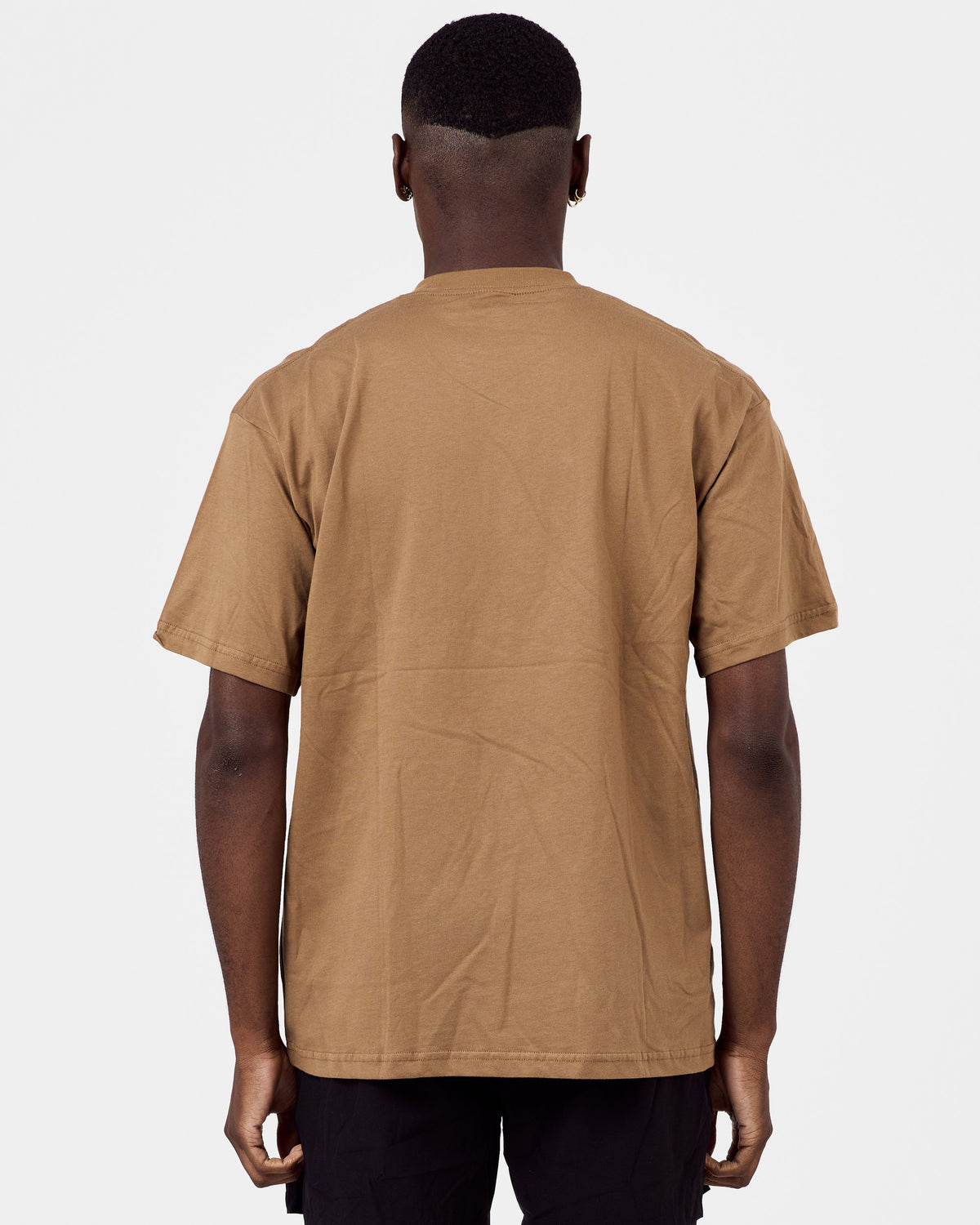 190 Essential Cotton T-Shirt — Camel Brown