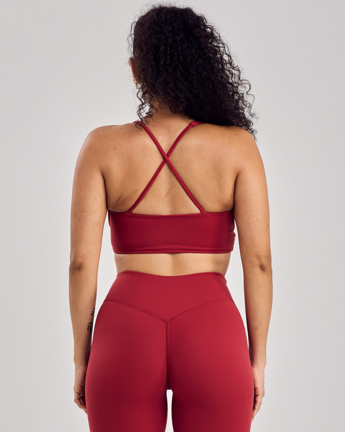 Varsity Plus Bra — Cherry Red