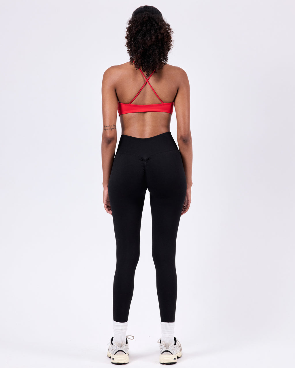 Seamless Scrunch Leggings — Jet Black