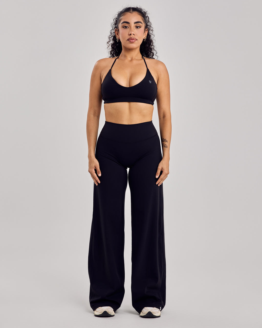 Nova Wide Leg Pants — Jet Black