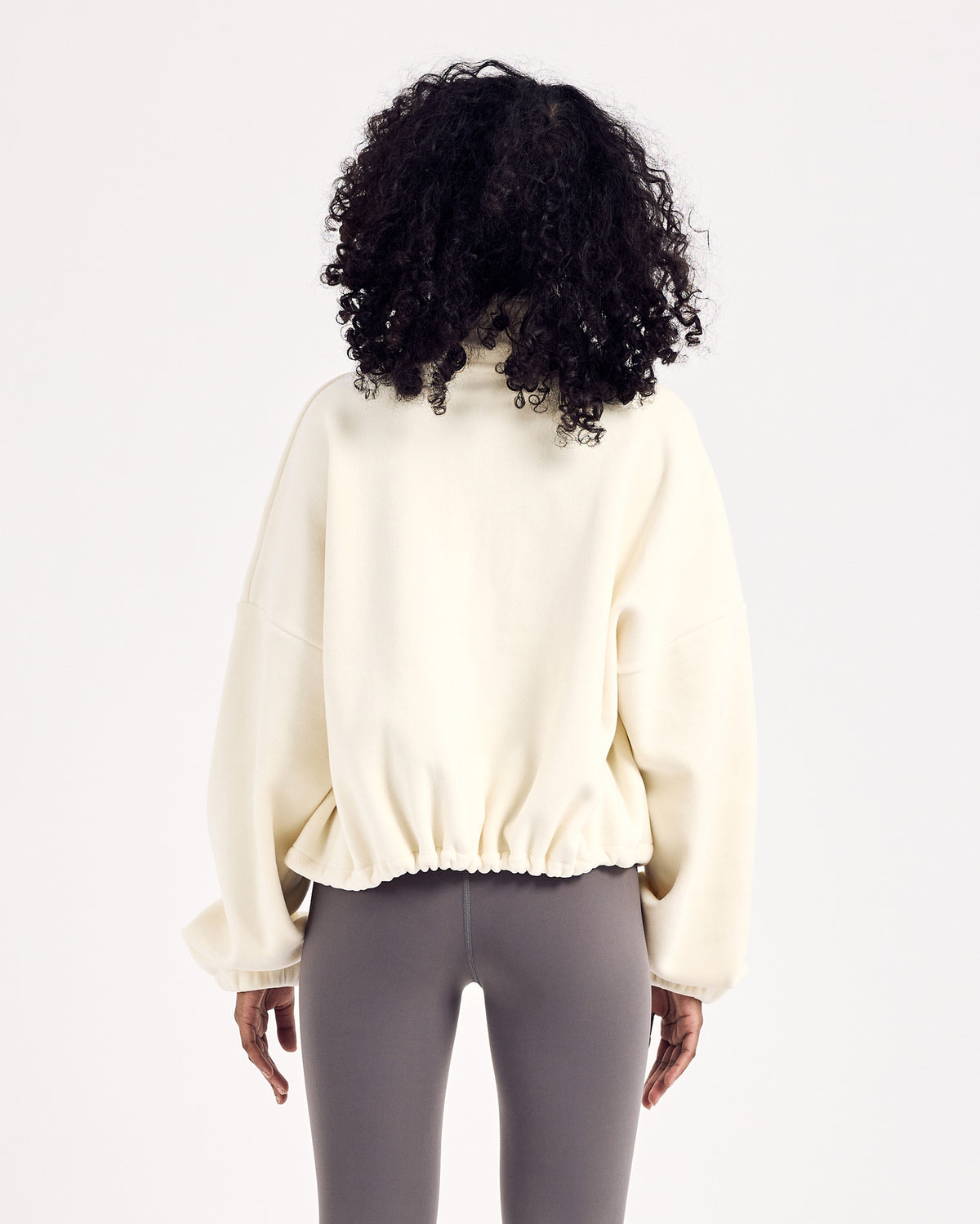 Adjustable Winter Sweater — Milky White