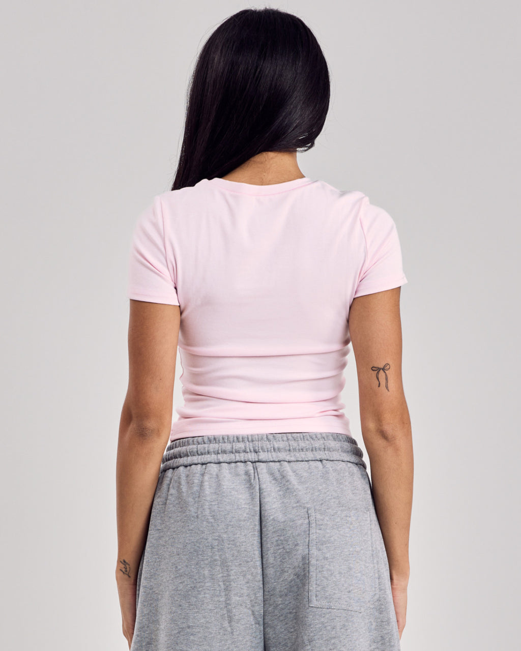 Regular Fitted Cotton T-Shirt — Ballerina Pink