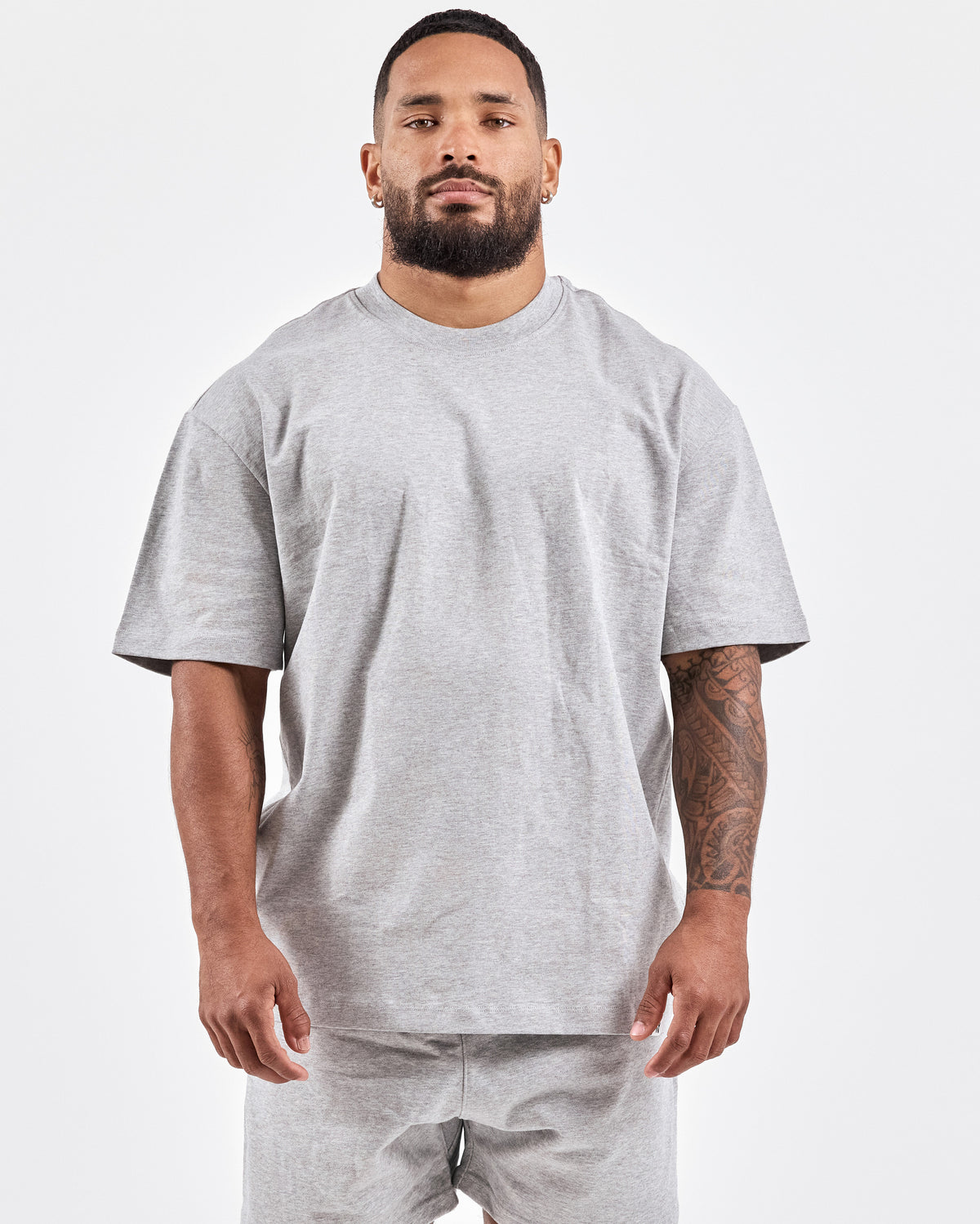 Unisex Essential Oversized Cotton T-Shirt — Just Gray