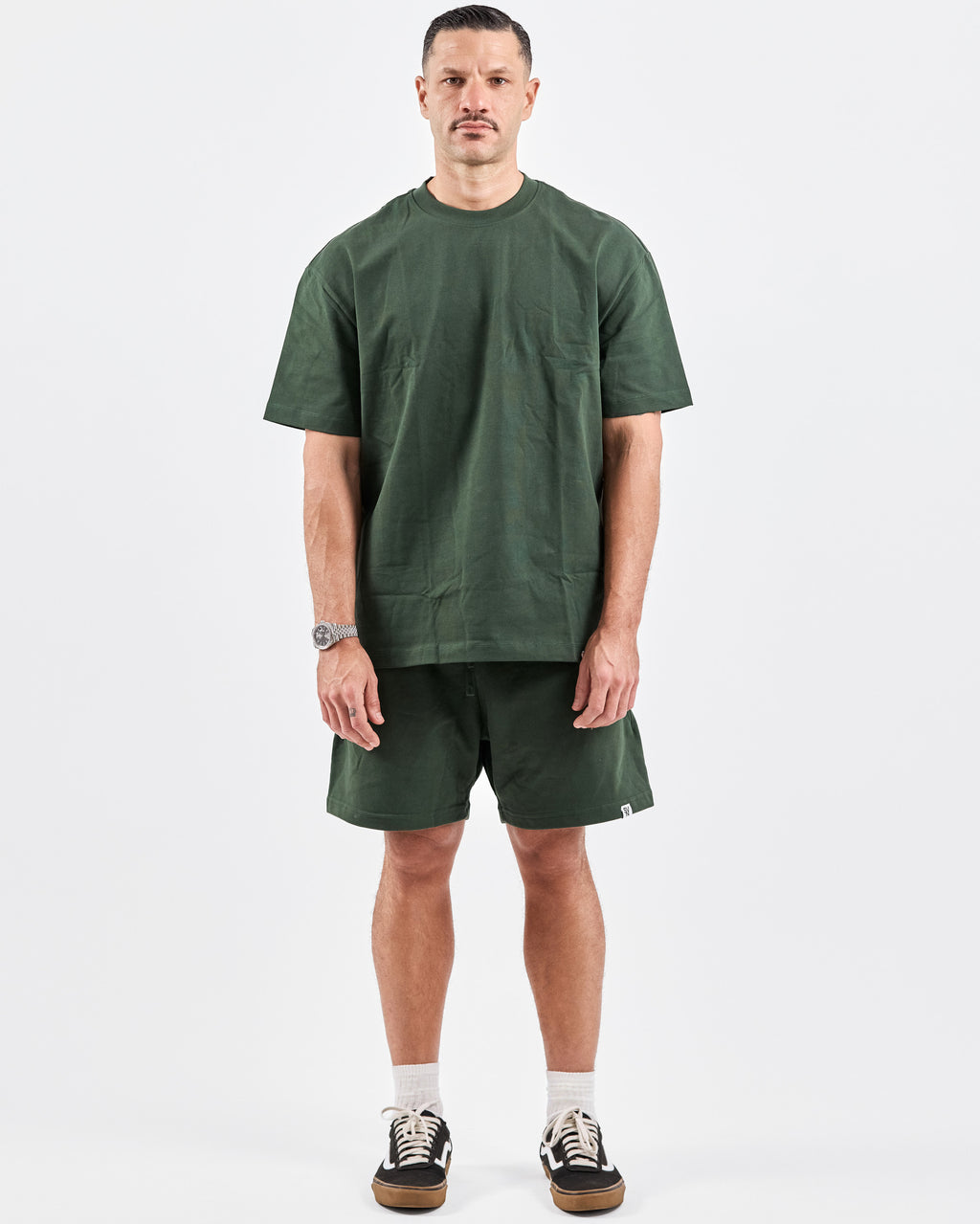 Unisex Essential Oversized Cotton T-Shirt — Forest Green