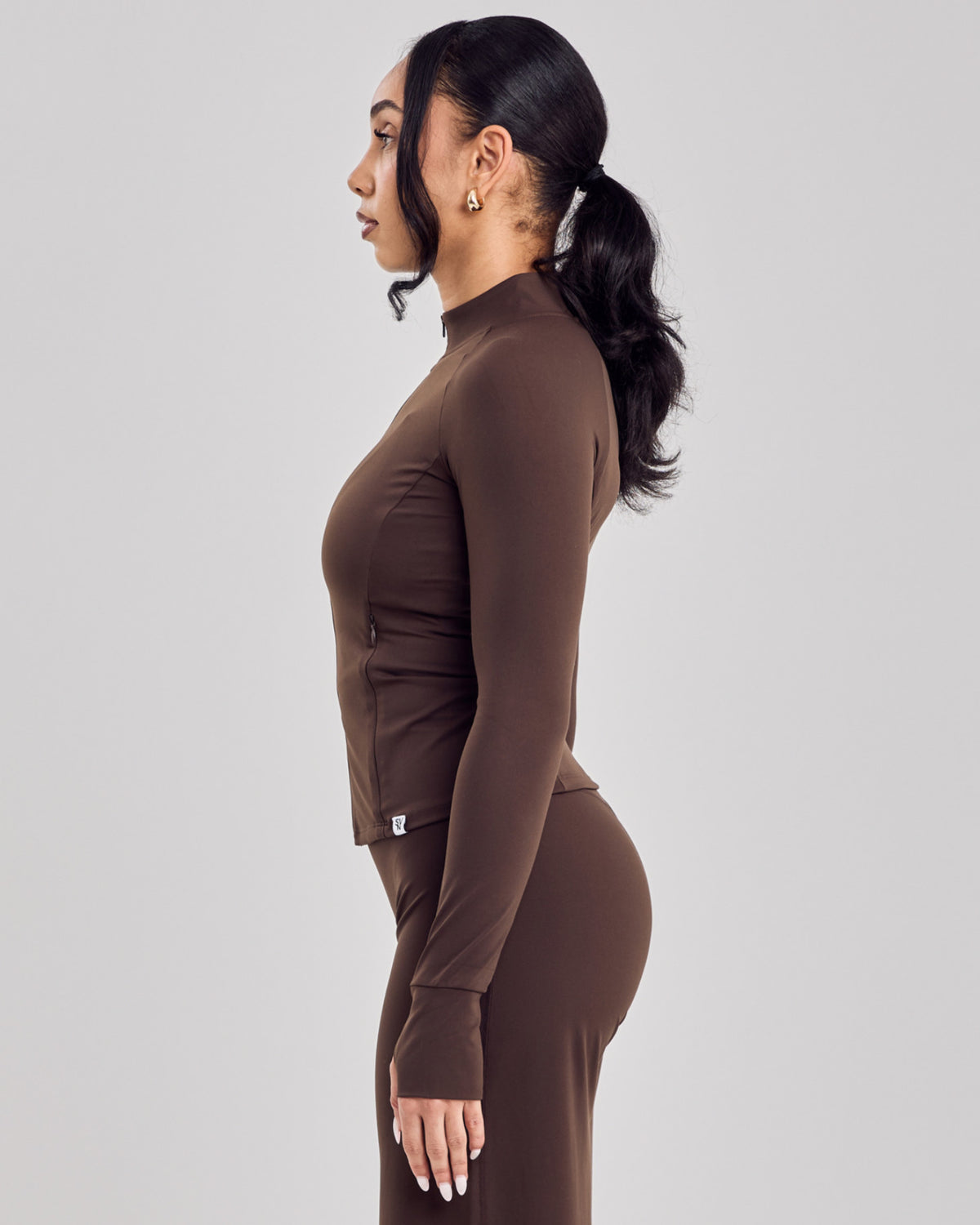 Nova Fitted Jacket — Naked Brown