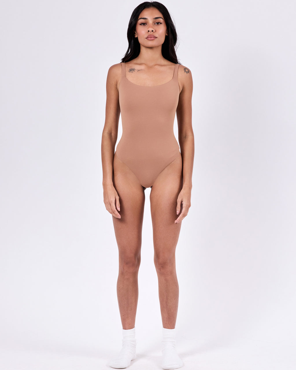Second Skin Bodysuit — Tan