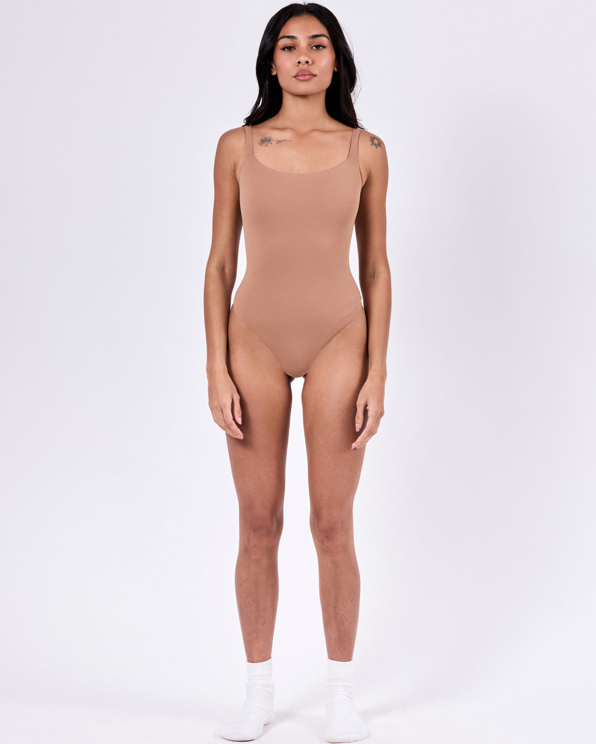 Second Skin Bodysuit — Tan