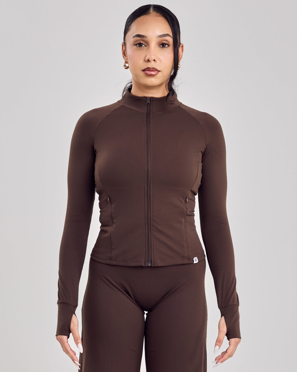 Nova Fitted Jacket — Naked Brown