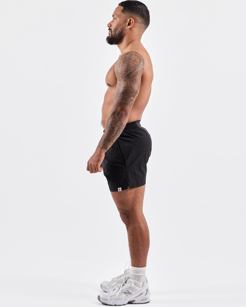 4" Running Shorts — Jet Black