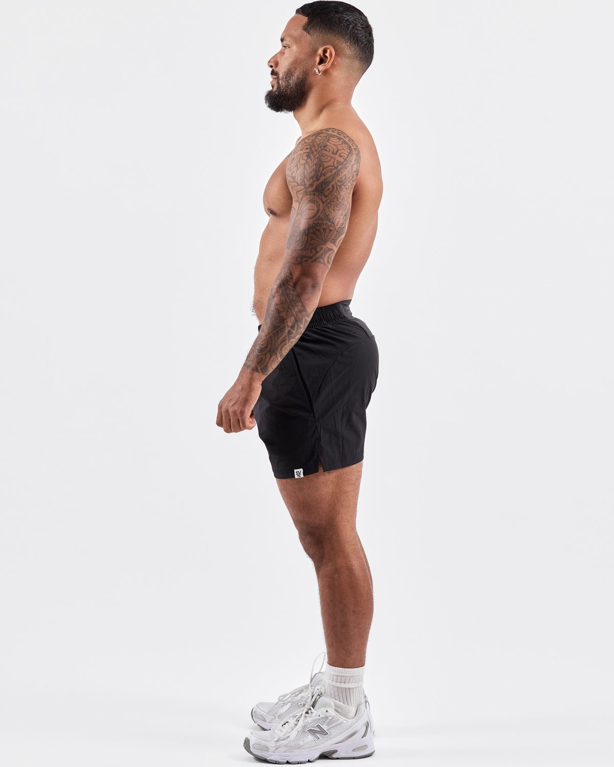 4" Running Shorts — Jet Black