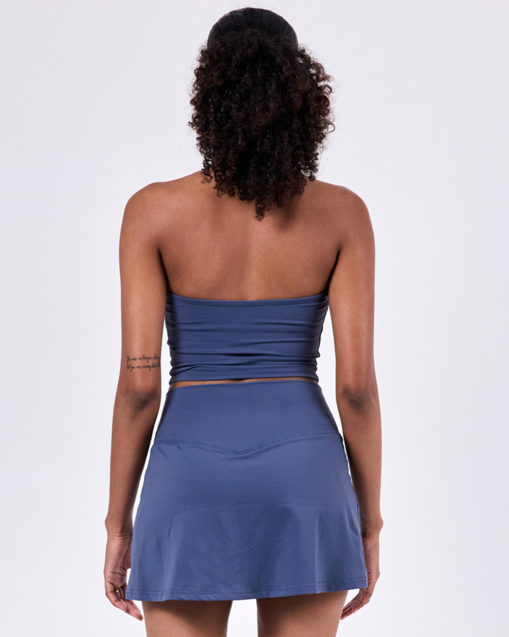 Smash Halter Bra — Horizon Blue