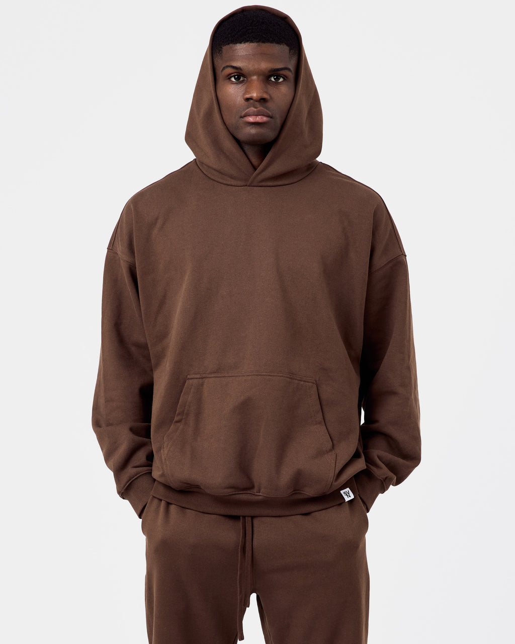 Heavyweight Unisex Hoodie — Coffee