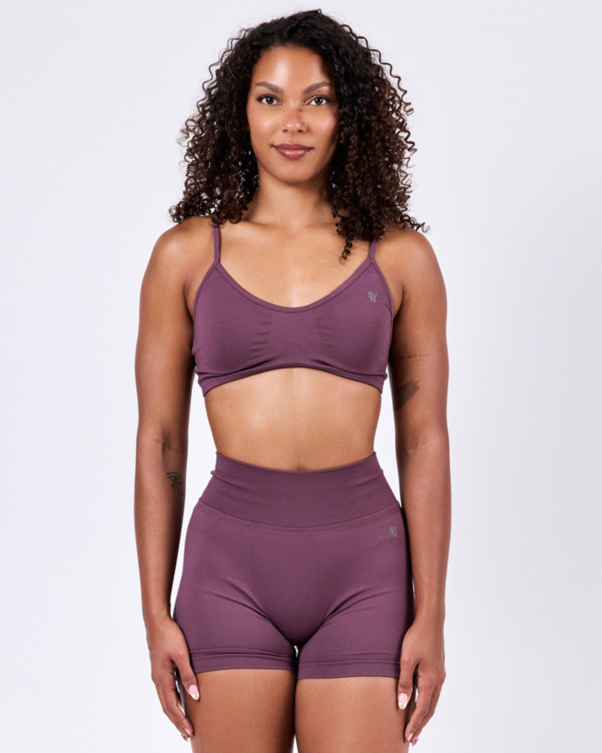 Sculpt Bra — Eggplant