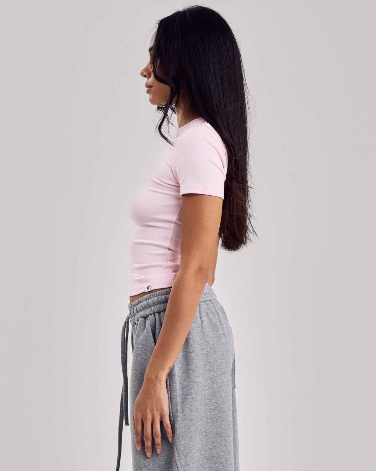 Regular Fitted Cotton T-Shirt — Ballerina Pink