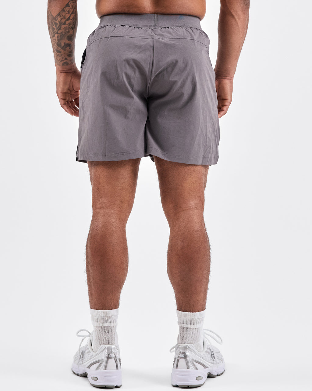 5" Laceless Shorts — Gray