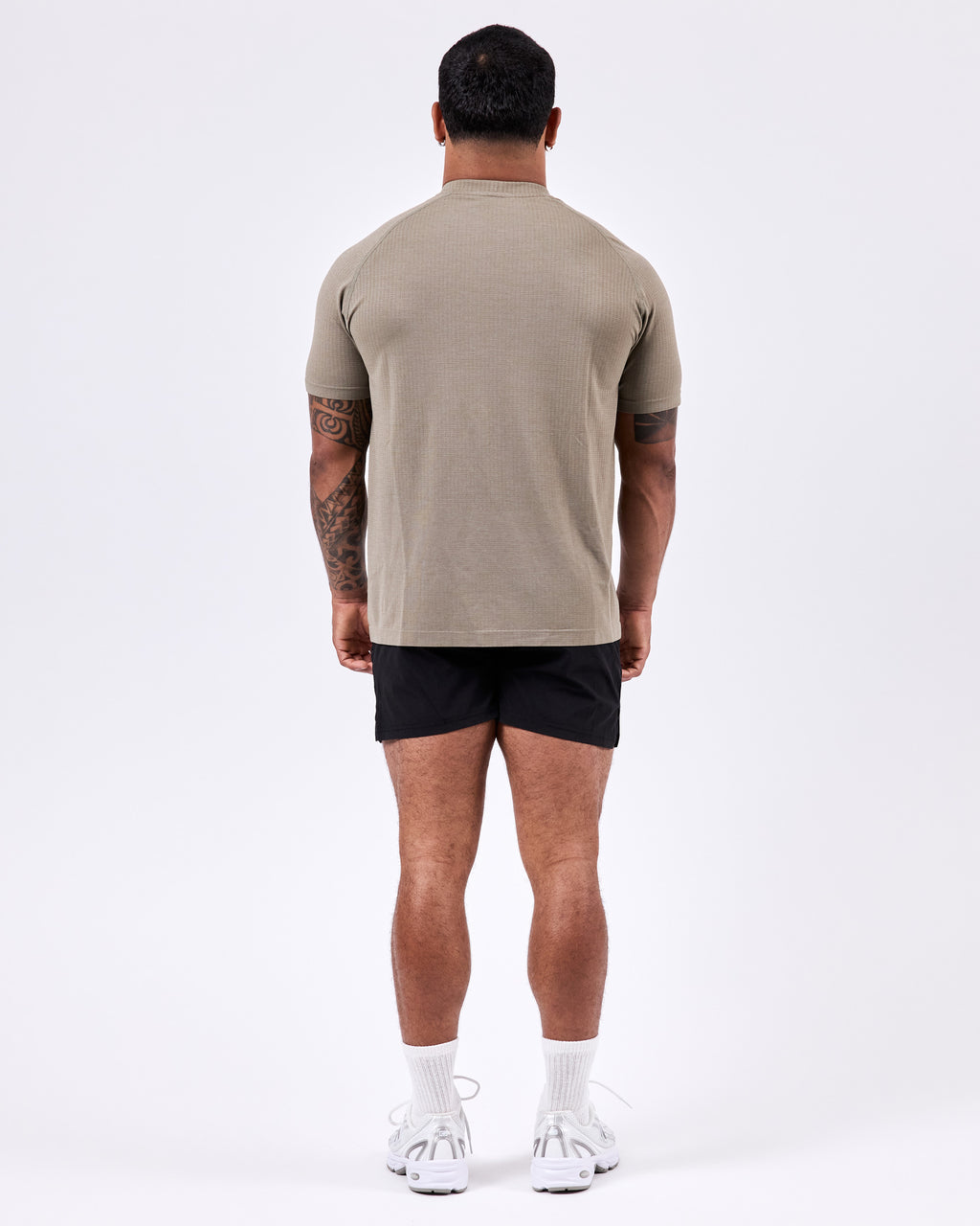 Short Sleeve Fitted Jersey — Olive