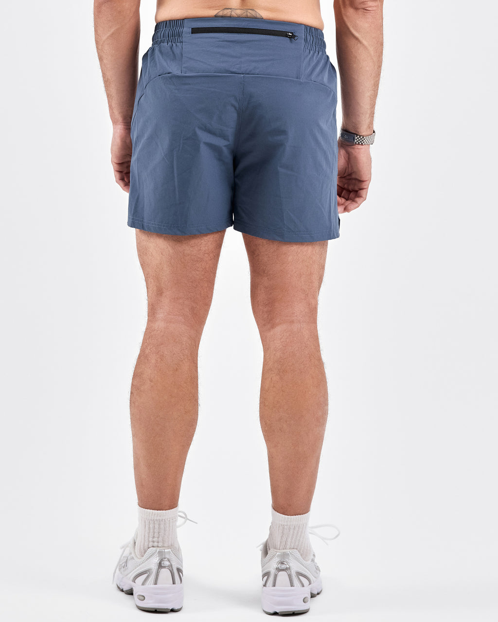 4" Running Shorts — Blue