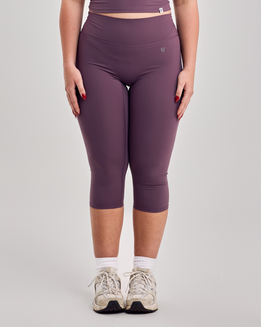 Nova Capri Pants — Violet Latte