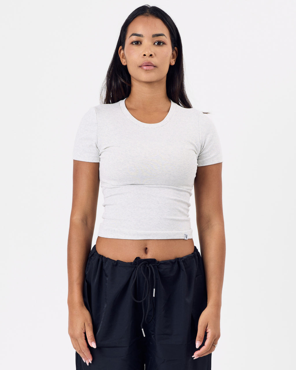 Regular Fitted Cotton T-Shirt — Just Gray