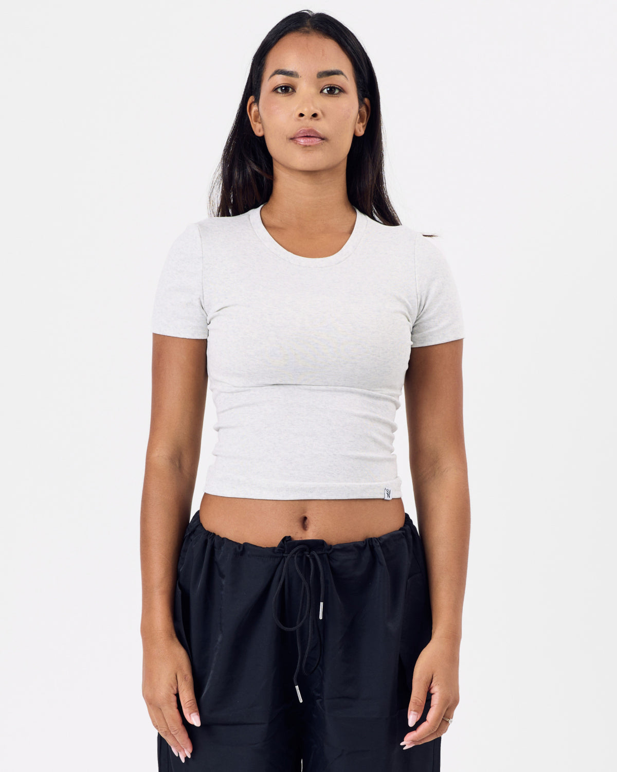Regular Fitted Cotton T-Shirt — Just Gray