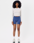 Vital Seamless Scrunch Shorts — Faded Blue