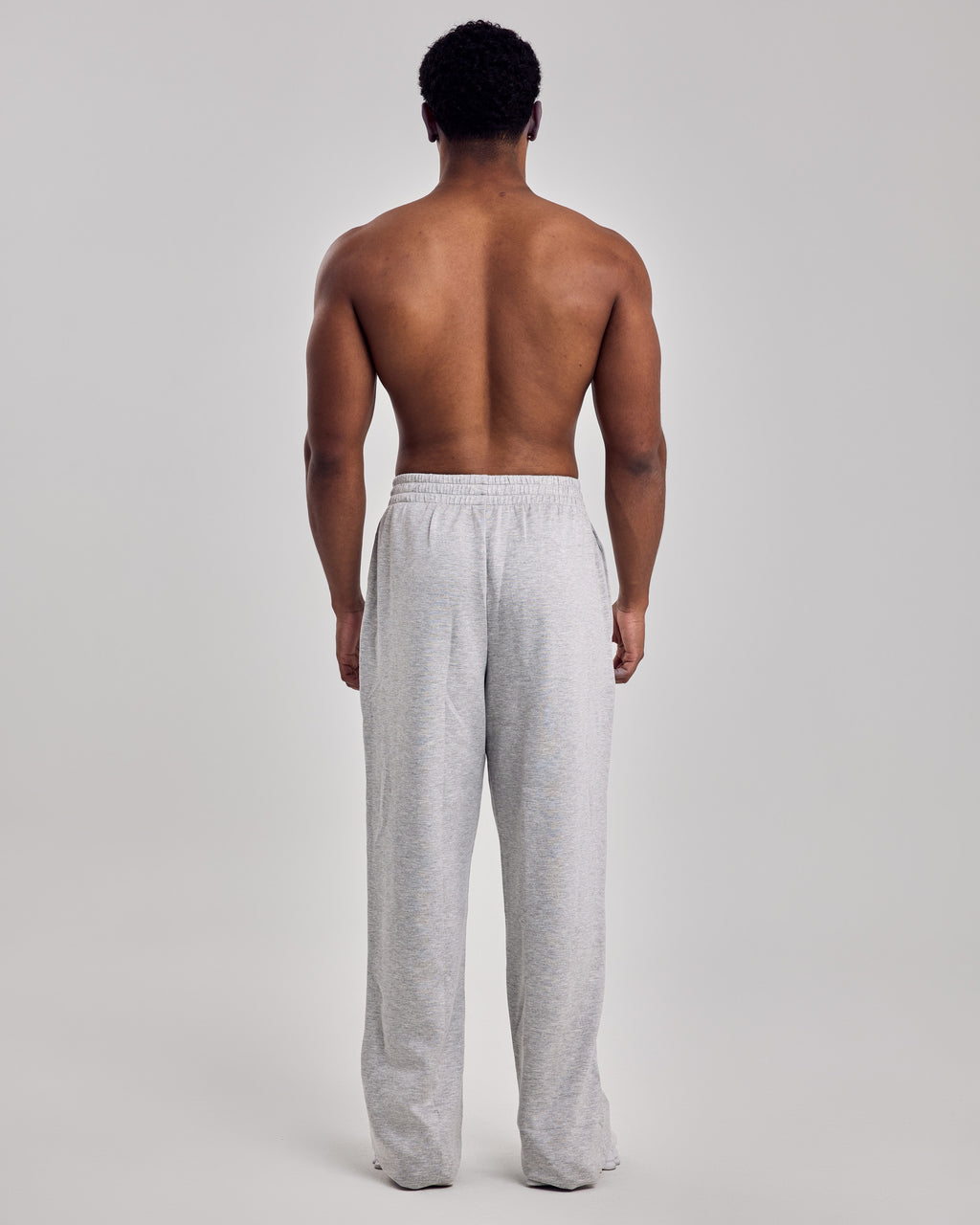 Comfort Oversized Jogger Pants — Light Gray