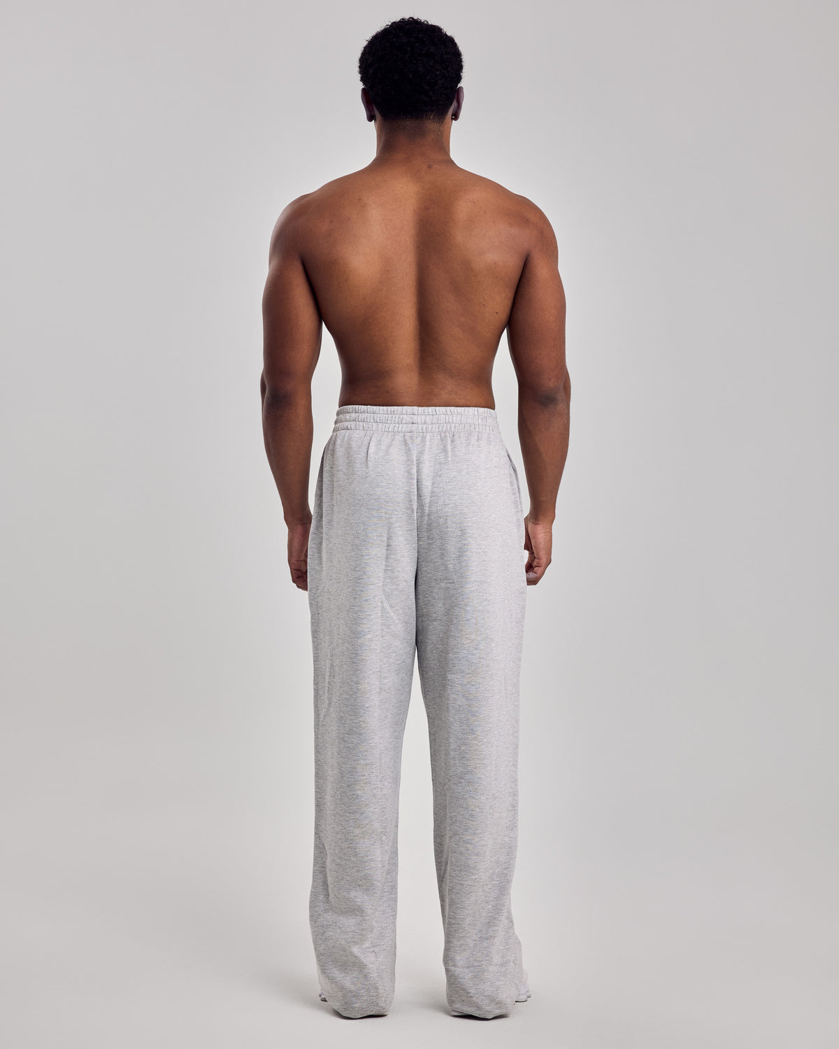 Comfort Oversized Jogger Pants — Light Gray