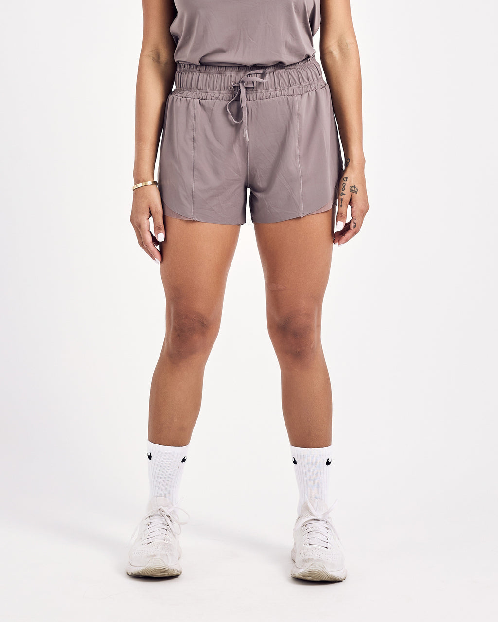 Runner Lose Shorts — Muted Purple