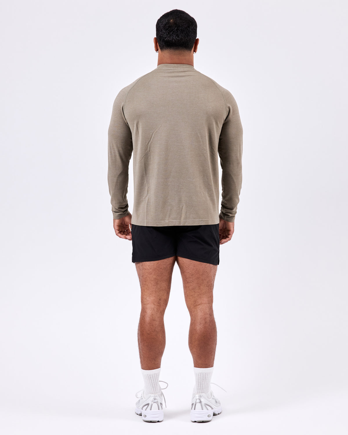 Long Sleeve Fitted Jersey — Olive