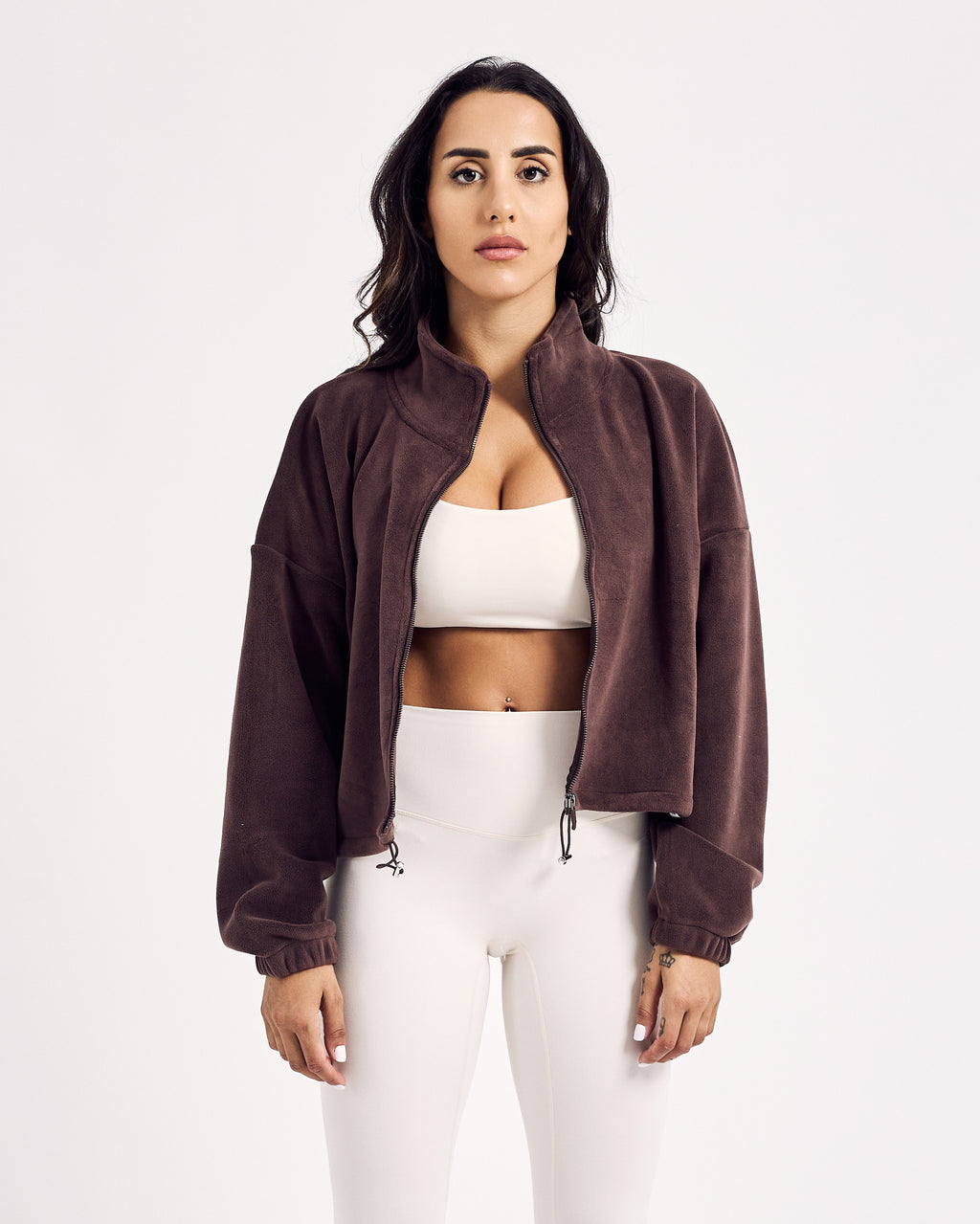Adjustable Winter Sweater — Teddy Brown