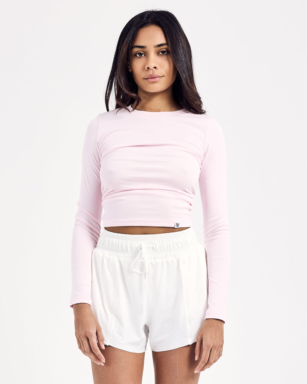 Cotton Long Sleeve Top — Ballerina Pink